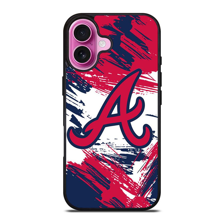 ATLANTA BRAVES LOGO BASEBALL TEAM ICON iPhone 16 Plus Case