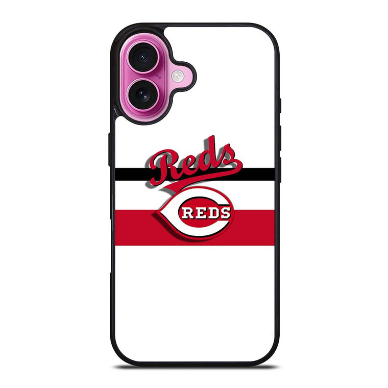 BASEBALL TEAM LOGO CINCINNATI REDS ICON iPhone 16 Plus Case