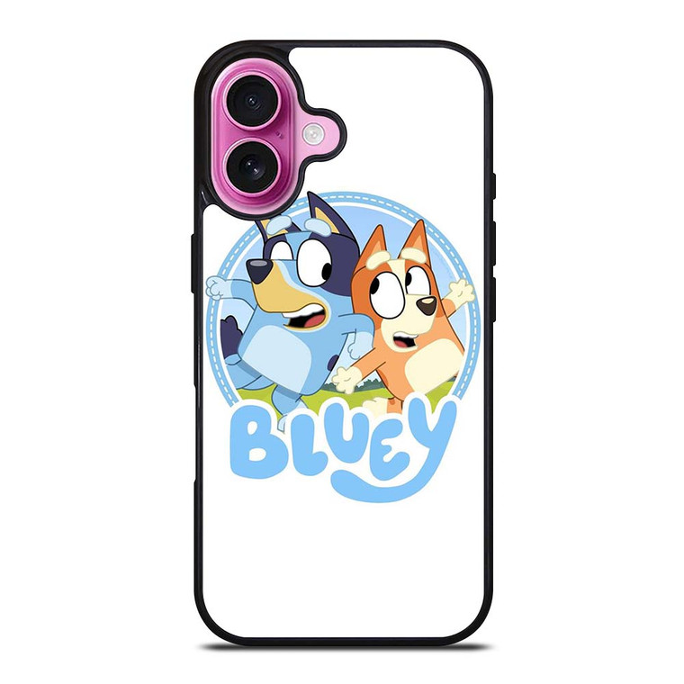 BLUEY AND BINGO CARTOON SERIES iPhone 16 Plus Case