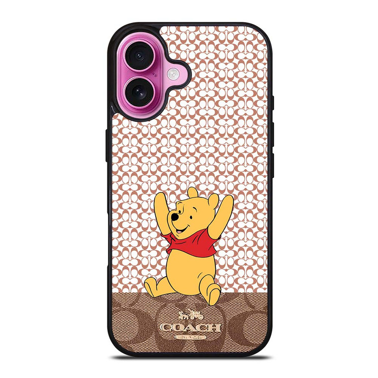 COACH NEW YORK LOGO WINNIE THE POOH DISNEY iPhone 16 Plus Case