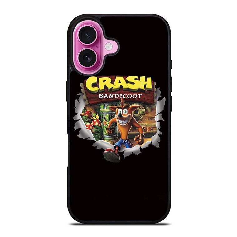 CRASH BANDICOOT CARTOON iPhone 16 Plus Case