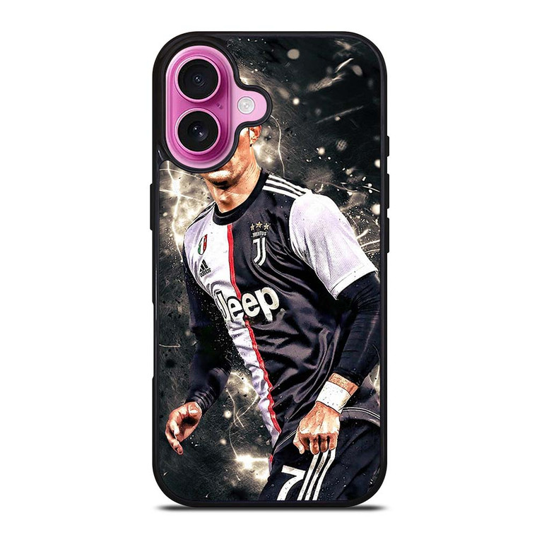 CRISTIANO RONALDO JUVENTUS ART iPhone 16 Plus Case