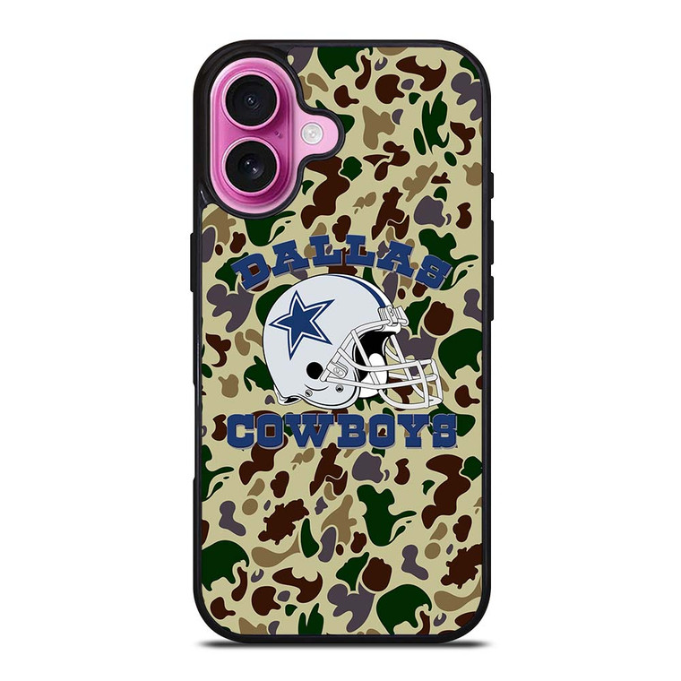 DALLAS COWBOYS CAMO BAPE iPhone 16 Plus Case