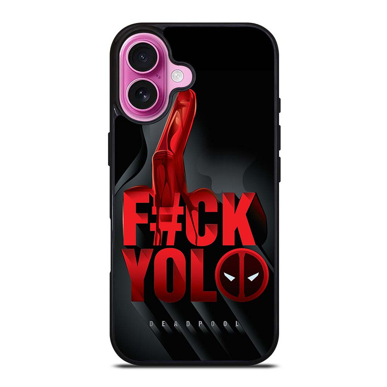 DEADPOOL YOLO iPhone 16 Plus Case