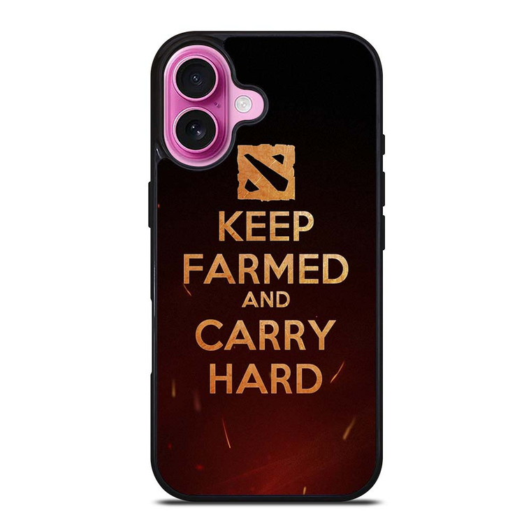 DOTA 2 KEEP FARMED iPhone 16 Plus Case