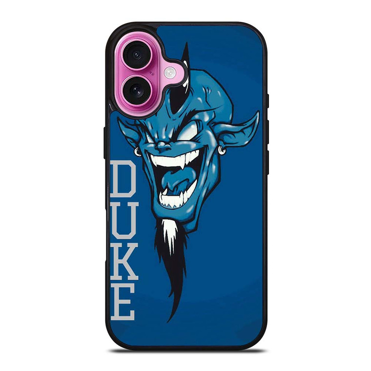 DUKE BLUE DEVILS BASEBALL TEAM LOGO iPhone 16 Plus Case