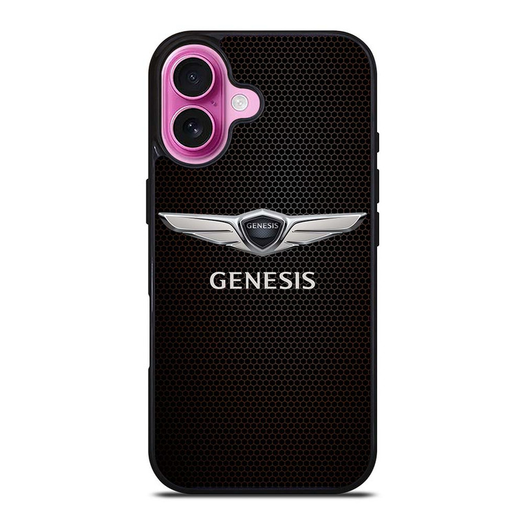 GENESIS CAR LOGO METAL PLATE iPhone 16 Plus Case