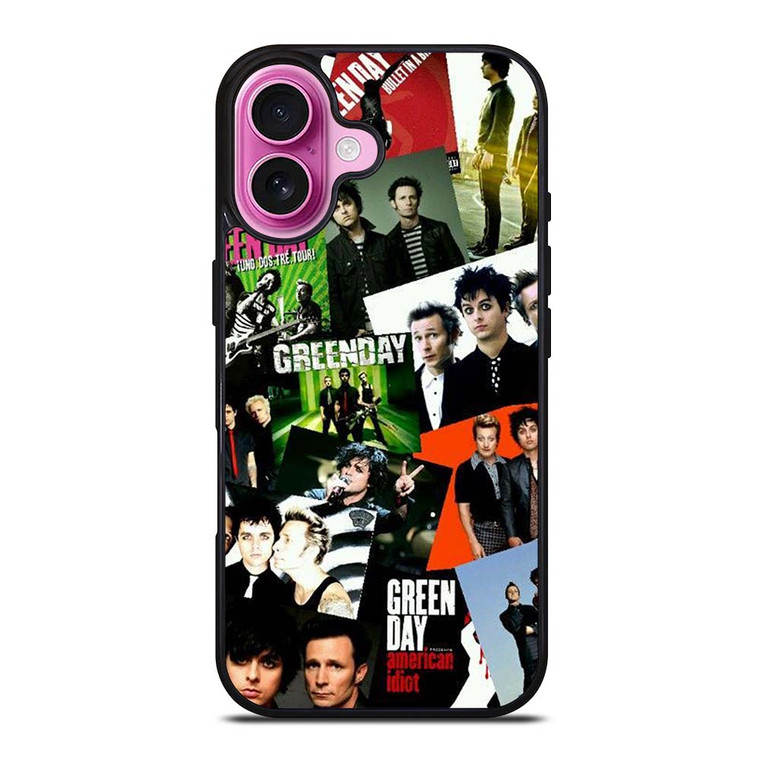 GREEN DAY BAND COLLAGE iPhone 16 Plus Case