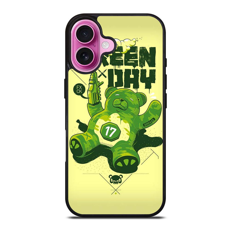 GREEN DAY BAND THE BEAR iPhone 16 Plus Case
