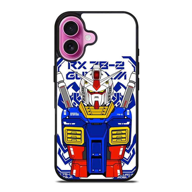 GUNDAM ROBOT CARTOON ANIME iPhone 16 Plus Case