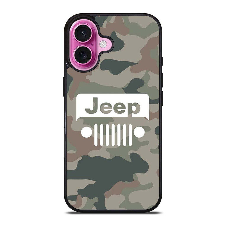JEEP CAMO LOGO iPhone 16 Plus Case