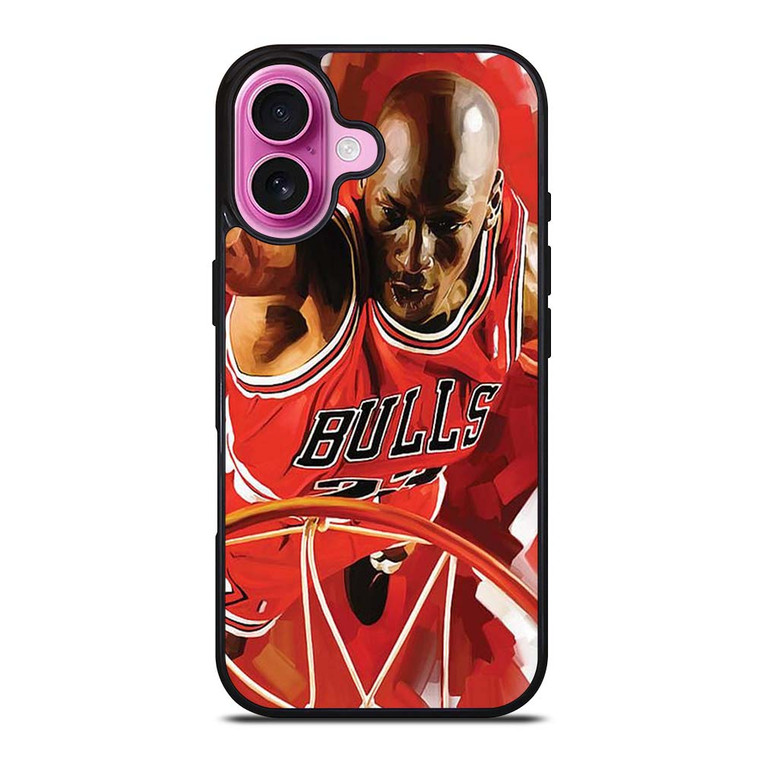 MICHAEL JORDAN ART iPhone 16 Plus Case