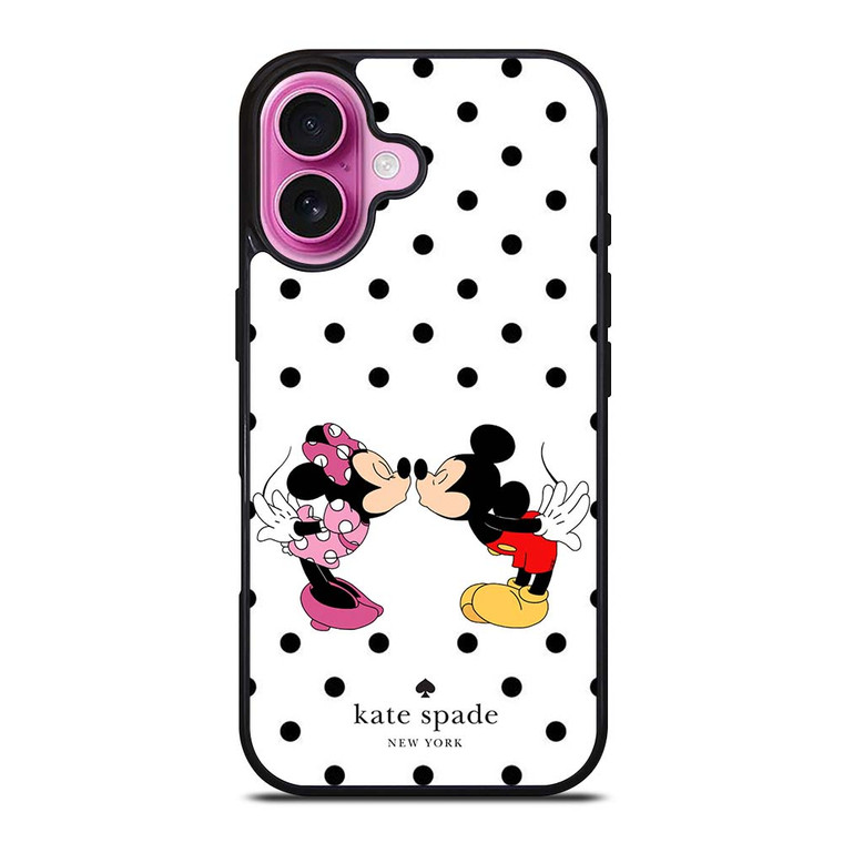 MICKEY MINNIE MOUSE KATE SPADE KISS iPhone 16 Plus Case