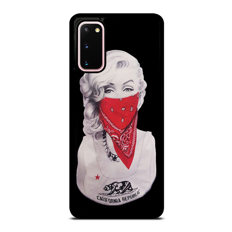MARILYN MONROE RED BANDANA GANGSTER Samsung Galaxy S20 Case