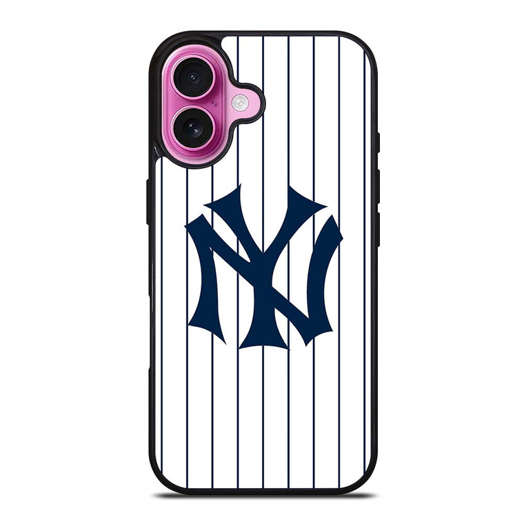 NEW YORK YANKEES JERSEY LOGO iPhone 16 Plus Case