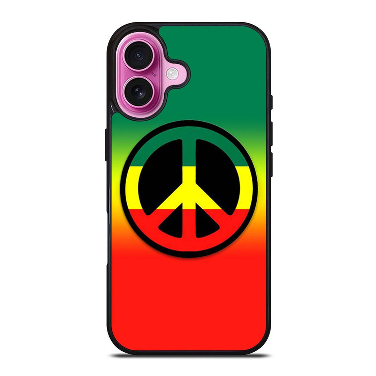 PEACE SIGN LOGO SYMBOL iPhone 16 Plus Case