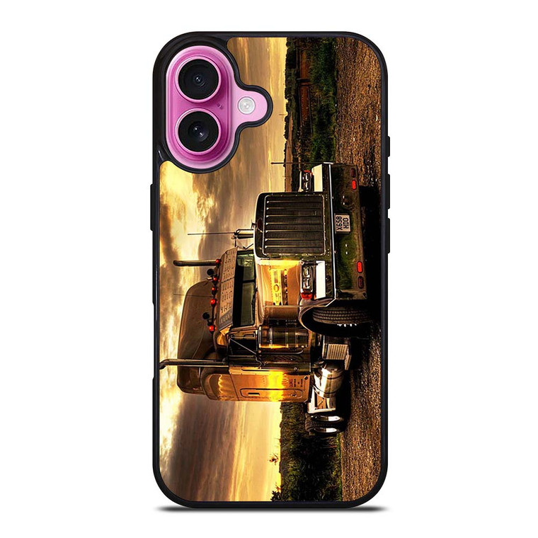 PETERBILT TRUCK GOLD iPhone 16 Plus Case