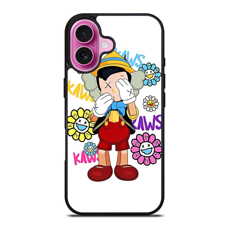 PINOKIO KAWS iPhone 16 Plus Case