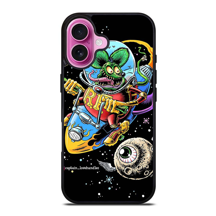 RAT FINK OUT SPACE iPhone 16 Plus Case