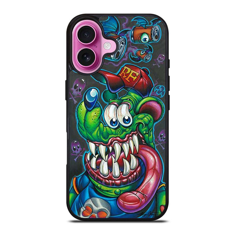 RAT FINK STINKY MONKEY iPhone 16 Plus Case