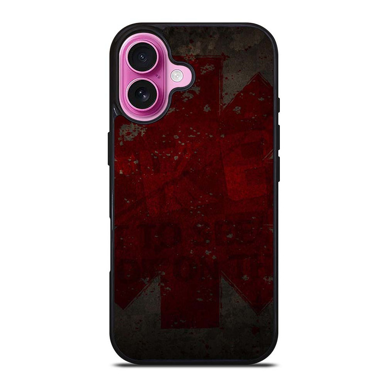 RED HOT CHILI PEPPERS LOGO iPhone 16 Plus Case