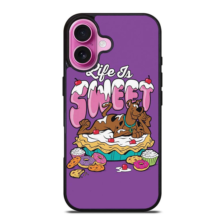 SCOOBYDOO LIFE IS SWEET iPhone 16 Plus Case
