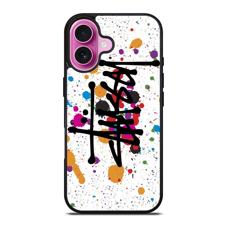 STUSSY ART LOGO iPhone 16 Plus Case