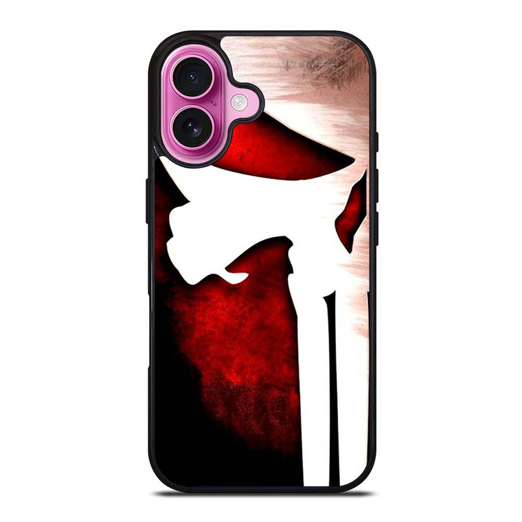 THE PUNISHER LOGO RED MARVEL iPhone 16 Plus Case