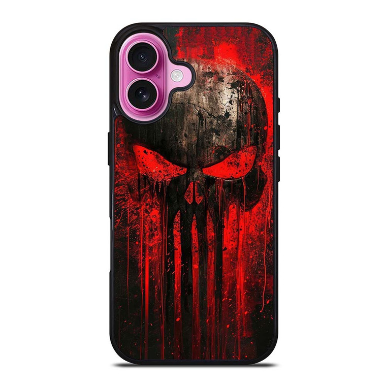 THE PUNISHER RED iPhone 16 Plus Case