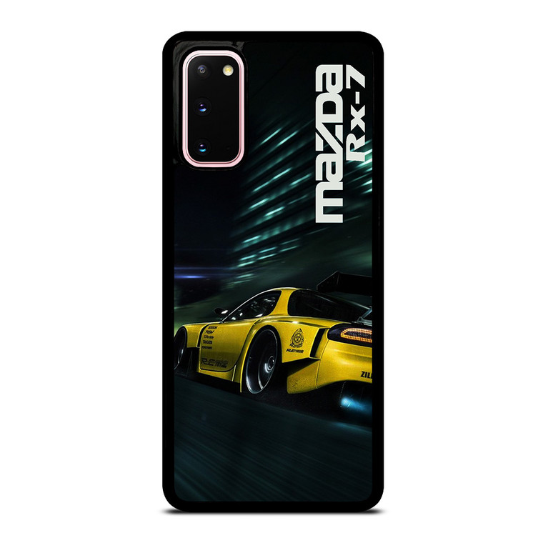 MAZDA RX7 SPEEDRACER YELLOW Samsung Galaxy S20 Case