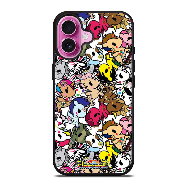 TOKIDOKI UNICORN COLLAGE iPhone 16 Plus Case