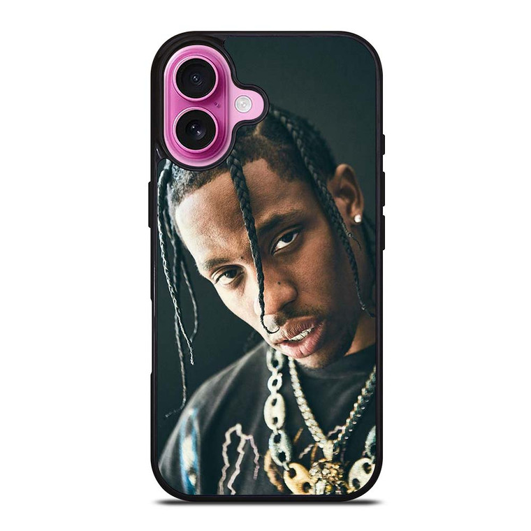 TRAVIS SCOTT RAPPER FACE iPhone 16 Plus Case