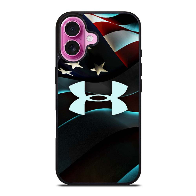UNDER ARMOUR USA FLAG LOGO iPhone 16 Plus Case
