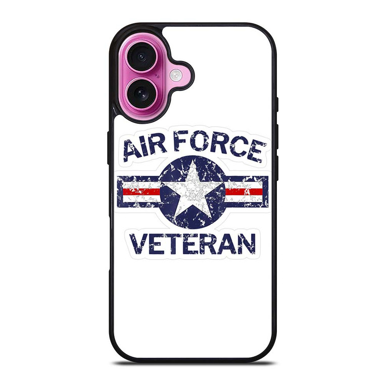 US AIR FORCE VETERAN ARMY iPhone 16 Plus Case