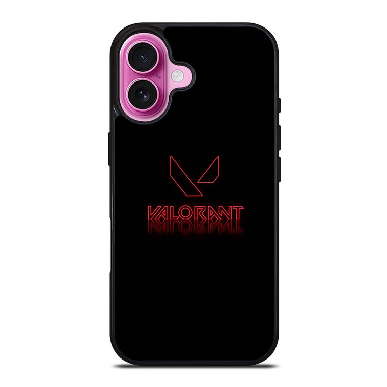 VALORANT GLOWING LOGO iPhone 16 Plus Case