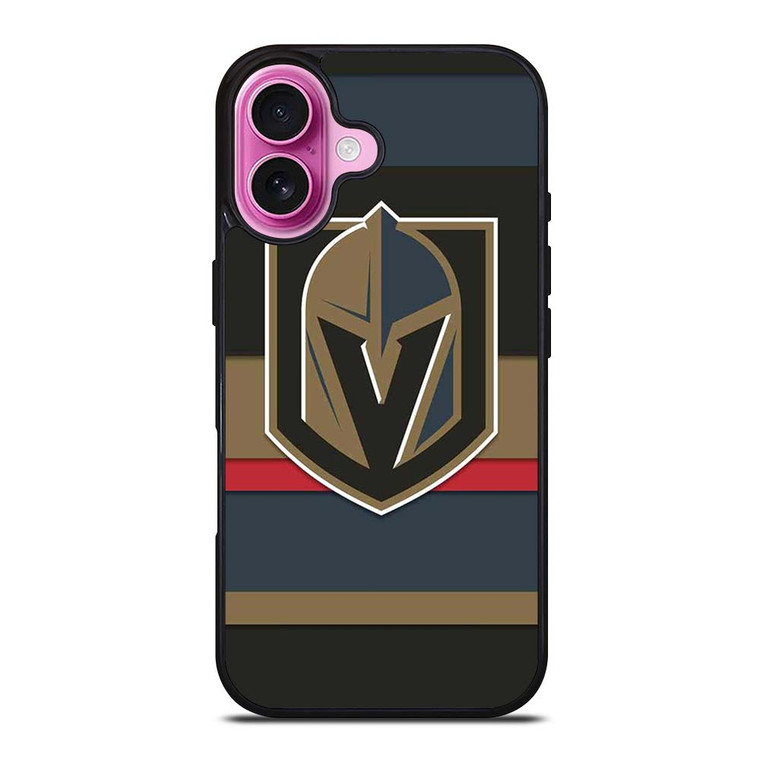 VEGAS GOLDEN KNIGHTS STRIPE iPhone 16 Plus Case