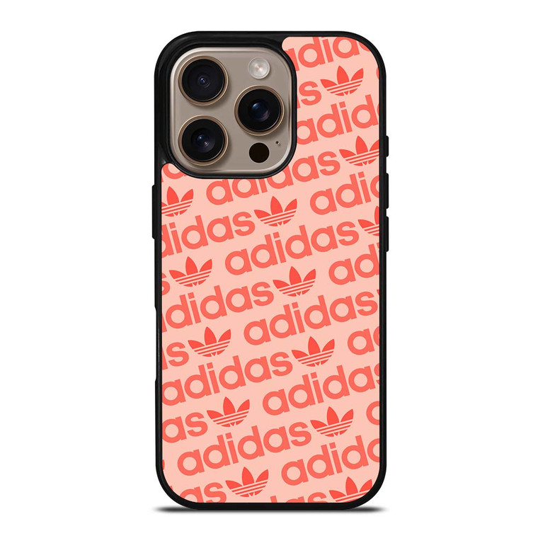 ADIDAS PINK PATTERN iPhone 16 Pro Case