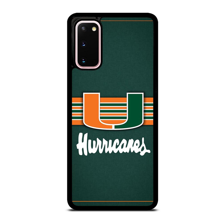 MIAMI HURRICANES LOGO Samsung Galaxy S20 Case