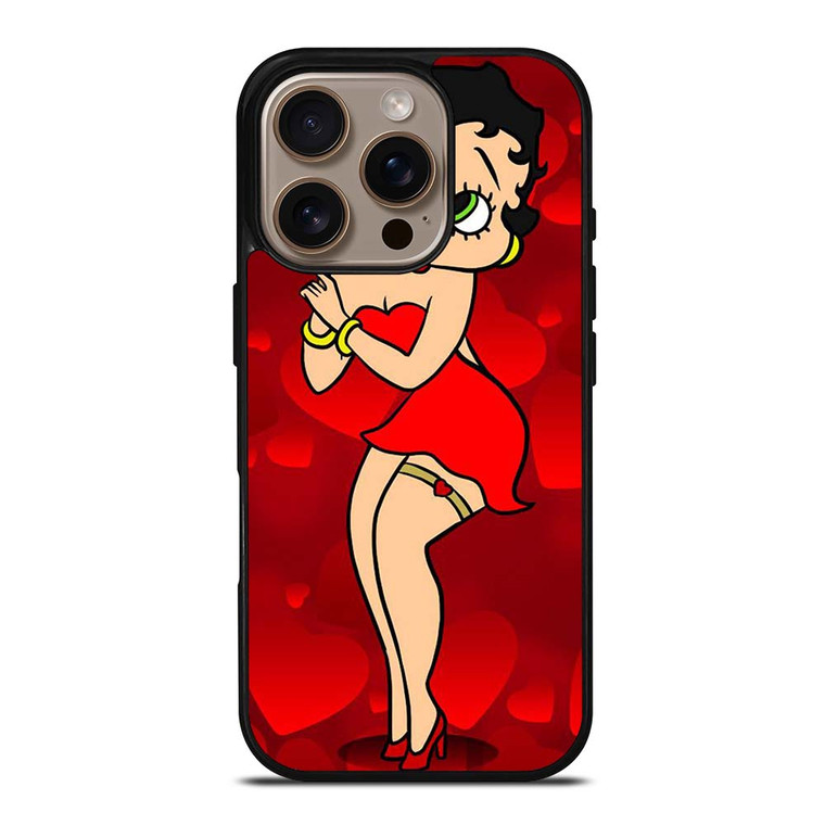 BETTY BOOP CARTOON LOVE iPhone 16 Pro Case