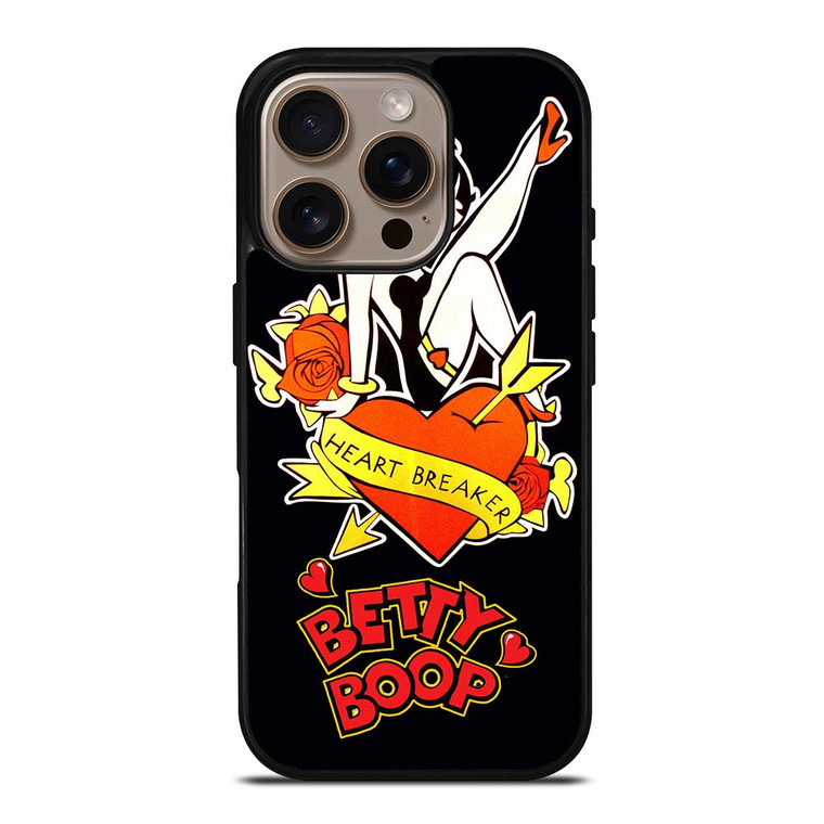 BETTY BOOP heart breaker iPhone 16 Pro Case