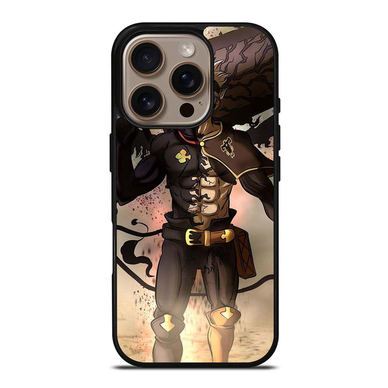 BLACK ASTA BLACK CLOVER MANGA ANIME CARTOON iPhone 16 Pro Case