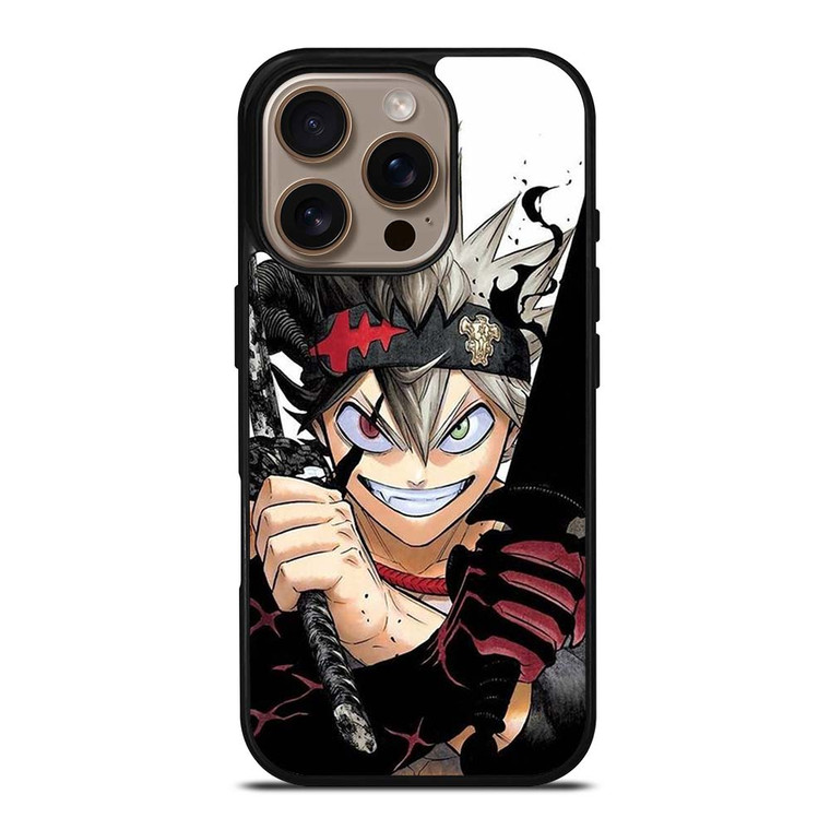 BLACK CLOVER ASTA MANGA ANIME CARTOON iPhone 16 Pro Case