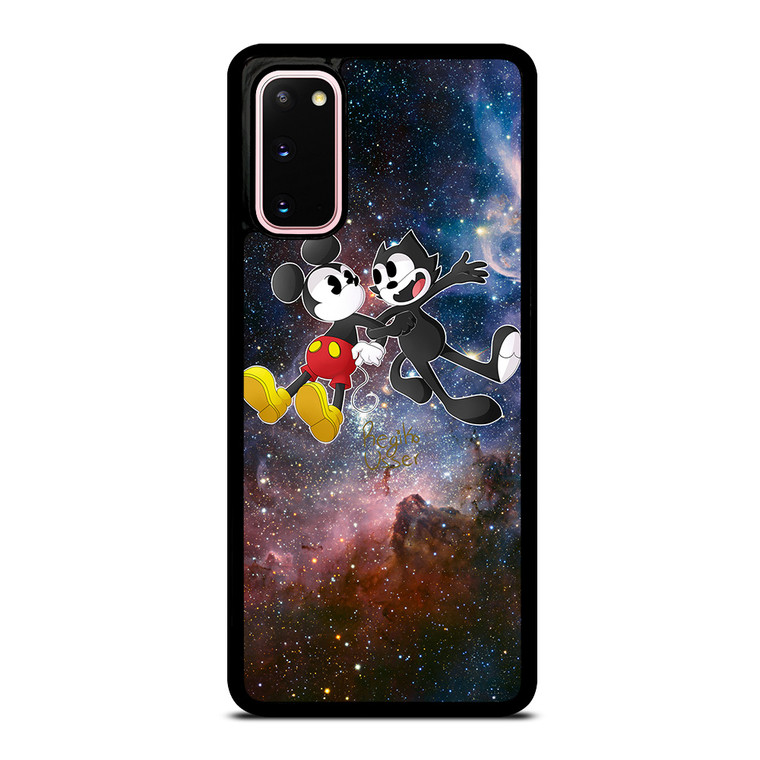 MICKEY MOUSE AND FELIX THE CAT Samsung Galaxy S20 Case