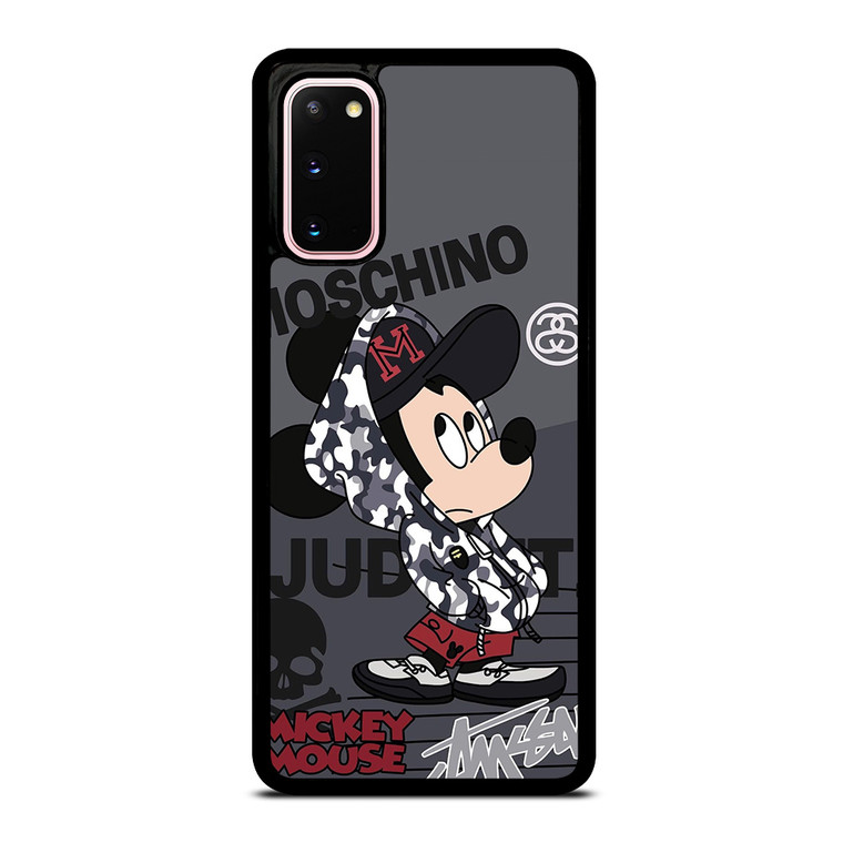 MICKEY MOUSE CAMO X MOSCHINO X STUSSY Samsung Galaxy S20 Case