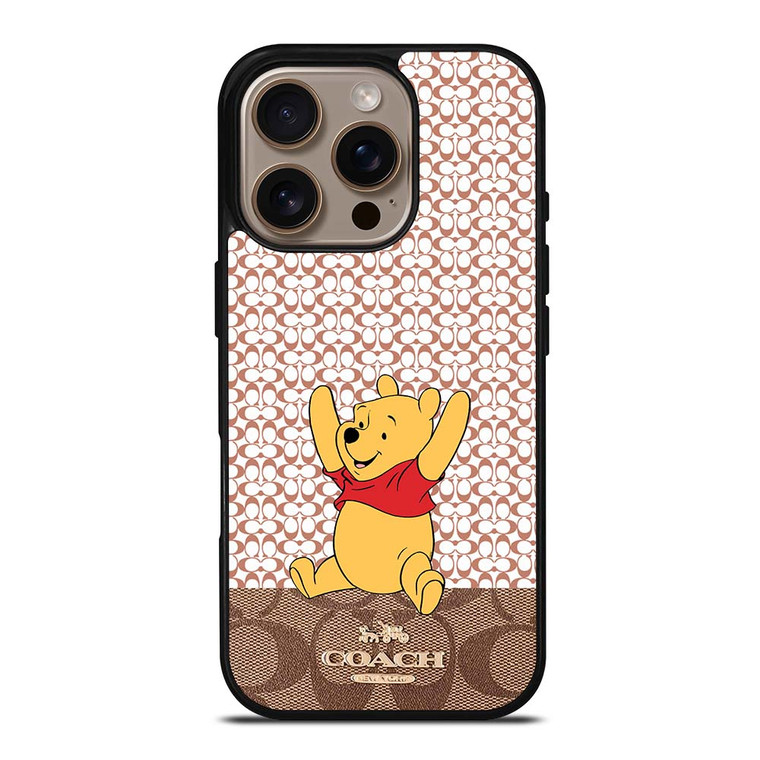 COACH NEW YORK LOGO WINNIE THE POOH DISNEY iPhone 16 Pro Case