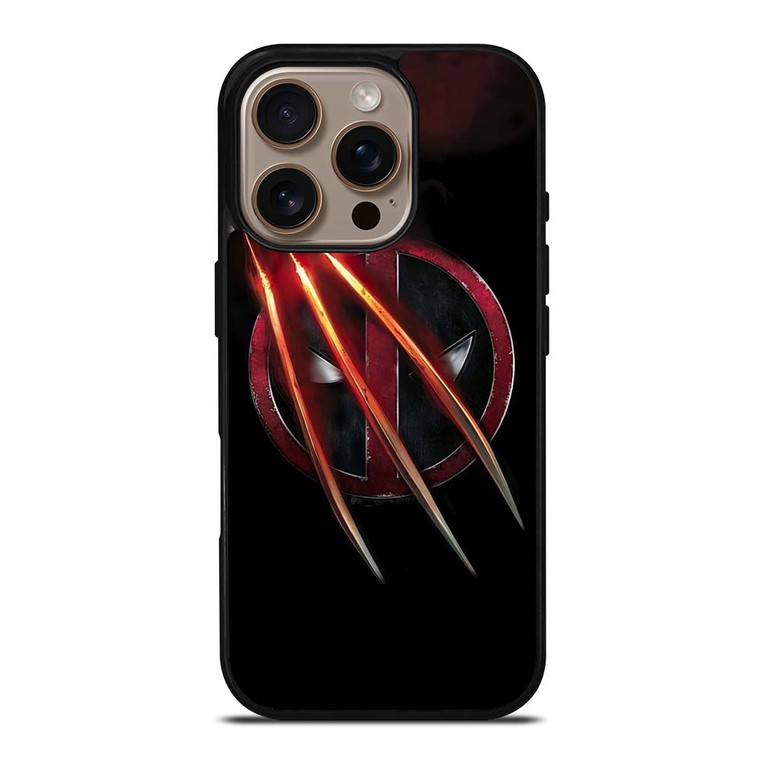 DEADPOOL X WOLVERINE LOGO iPhone 16 Pro Case