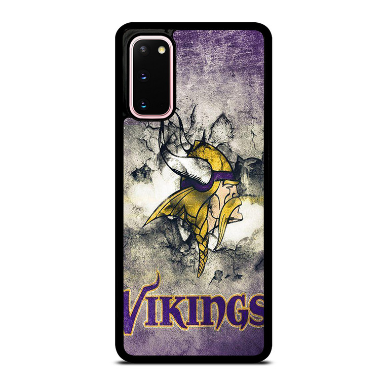 MINNESOTA VIKINGS GRUNGE LOGO Samsung Galaxy S20 Case MINNESOTA VIKINGS GRUNGE LOGO Samsung Galaxy S20 Case