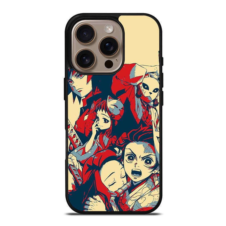 DEMON SLAYER ANIME CHARACTER iPhone 16 Pro Case