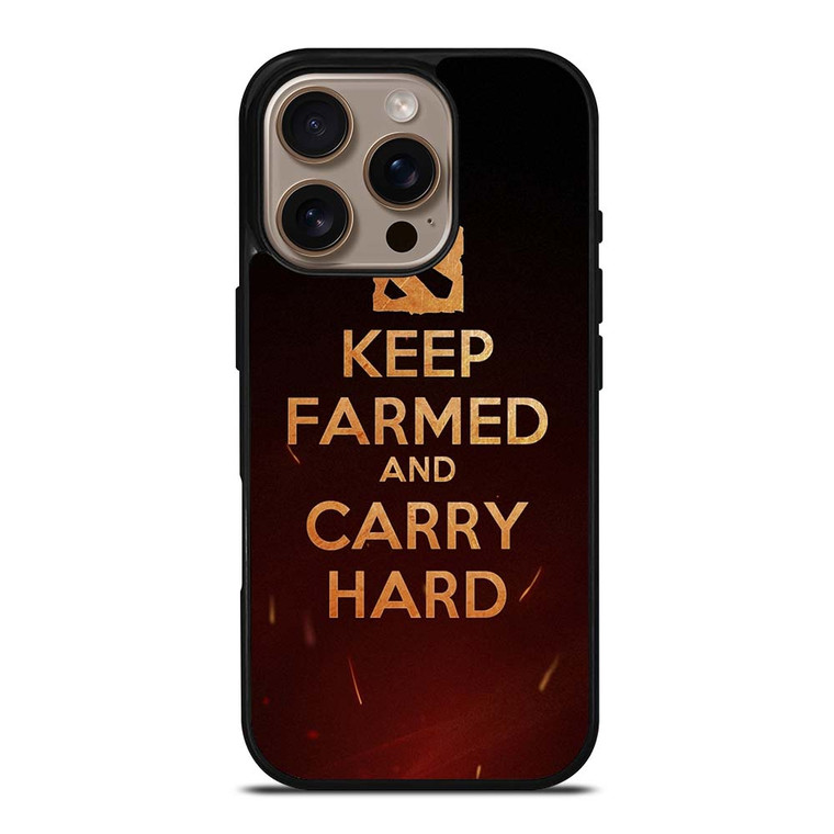 DOTA 2 KEEP FARMED iPhone 16 Pro Case