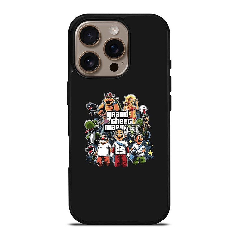 GRAND THEFT AUTO V MARIO BROSS iPhone 16 Pro Case